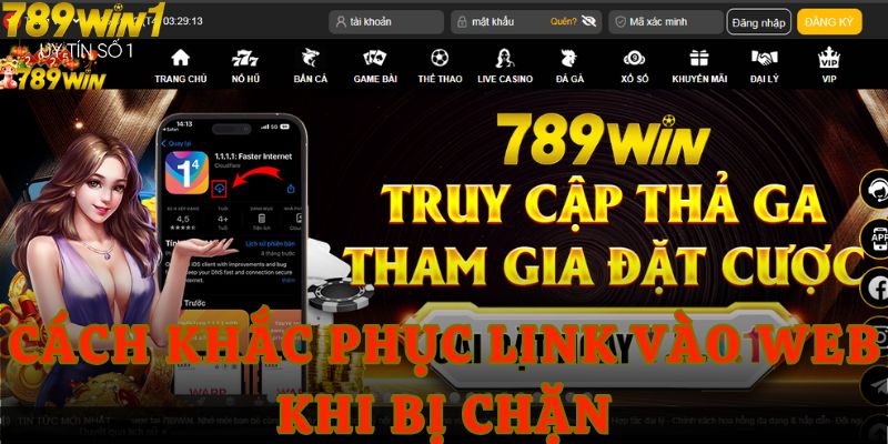 Cách khắc phục link vào web khi bị chặn