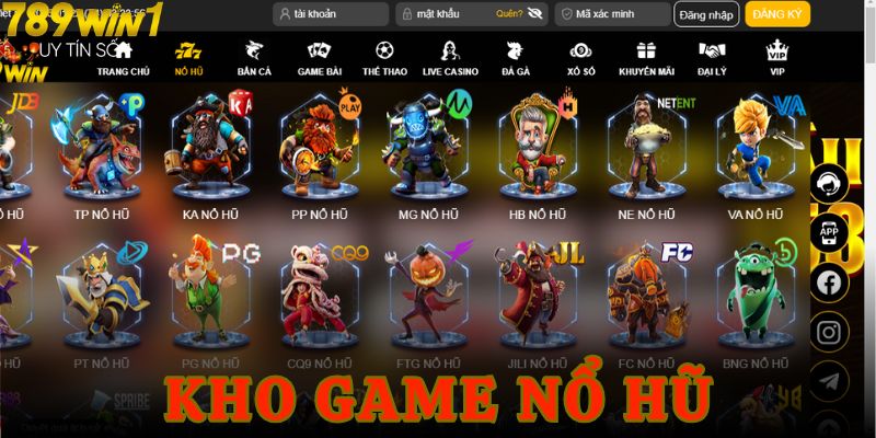 Kho game nổ hũ