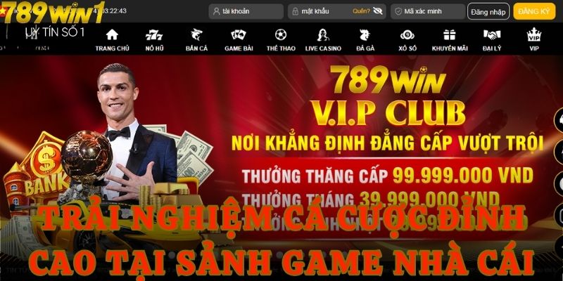 Trải nghiệm cá cược đỉnh cao tại sảnh game nhà cái