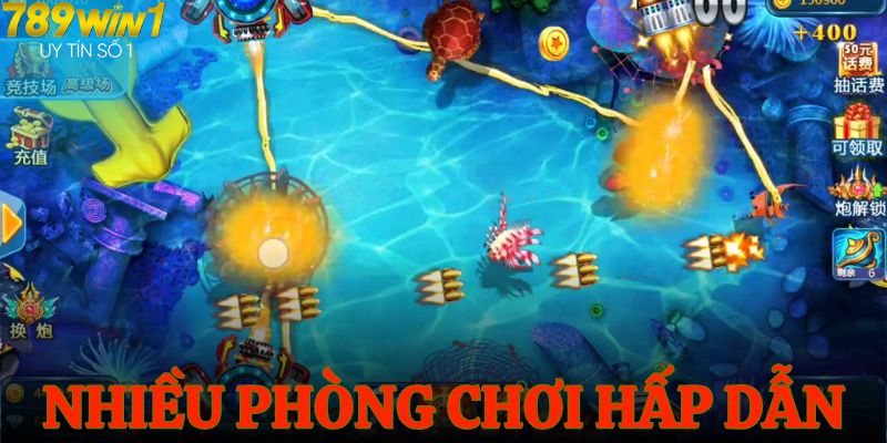 Nhiều phòng chơi hấp dẫn