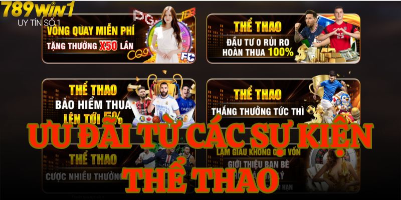 Ưu đãi từ các sự kiện thể thao